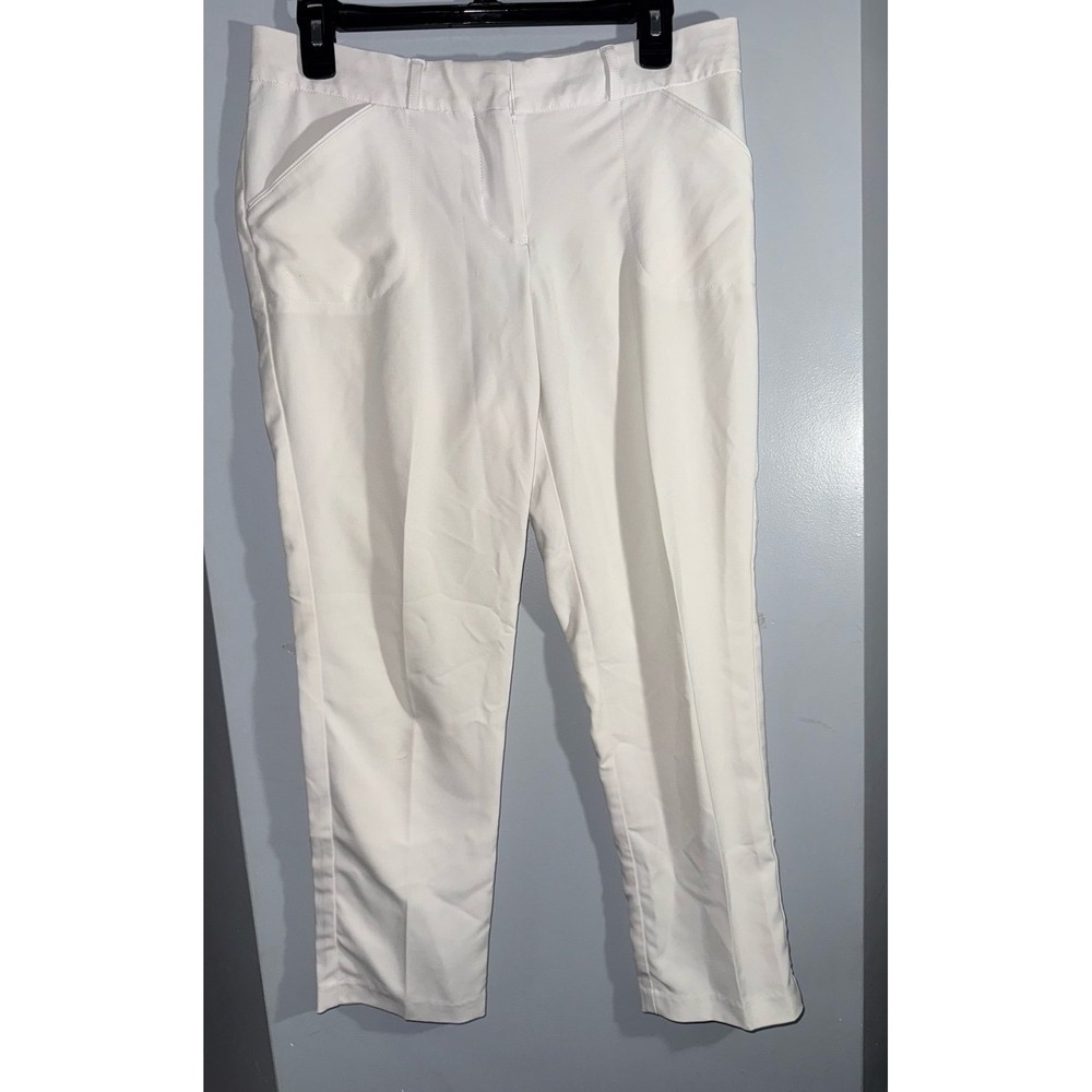 Peter Millar wicking women's pants off white size 4 mid rise 26.5" inseam
